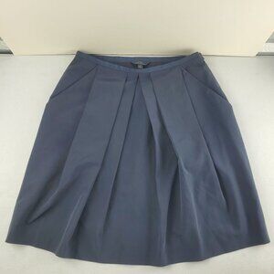 Brook Brothers 346 Pleated Skirt Schoolgirl Mini Lined Pocket 6 Womens Blue